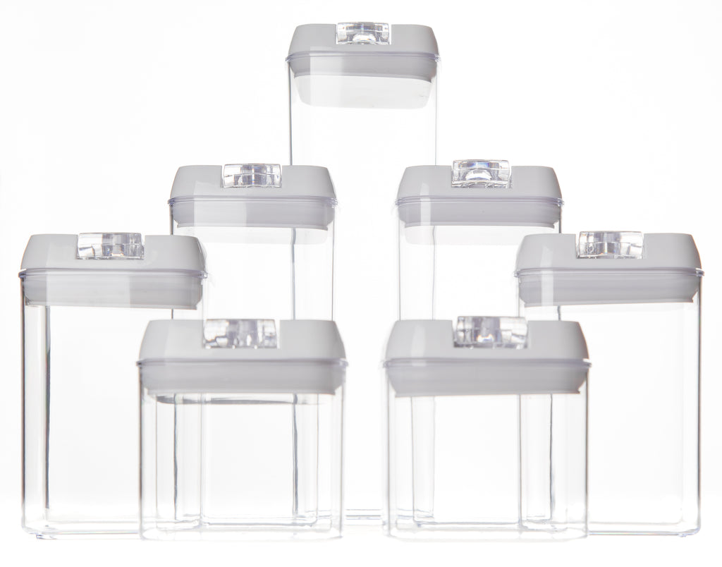 Set de 7 Contenedores Herméticos BPA Free para Alimentos – Diseño Moderno y Seguro